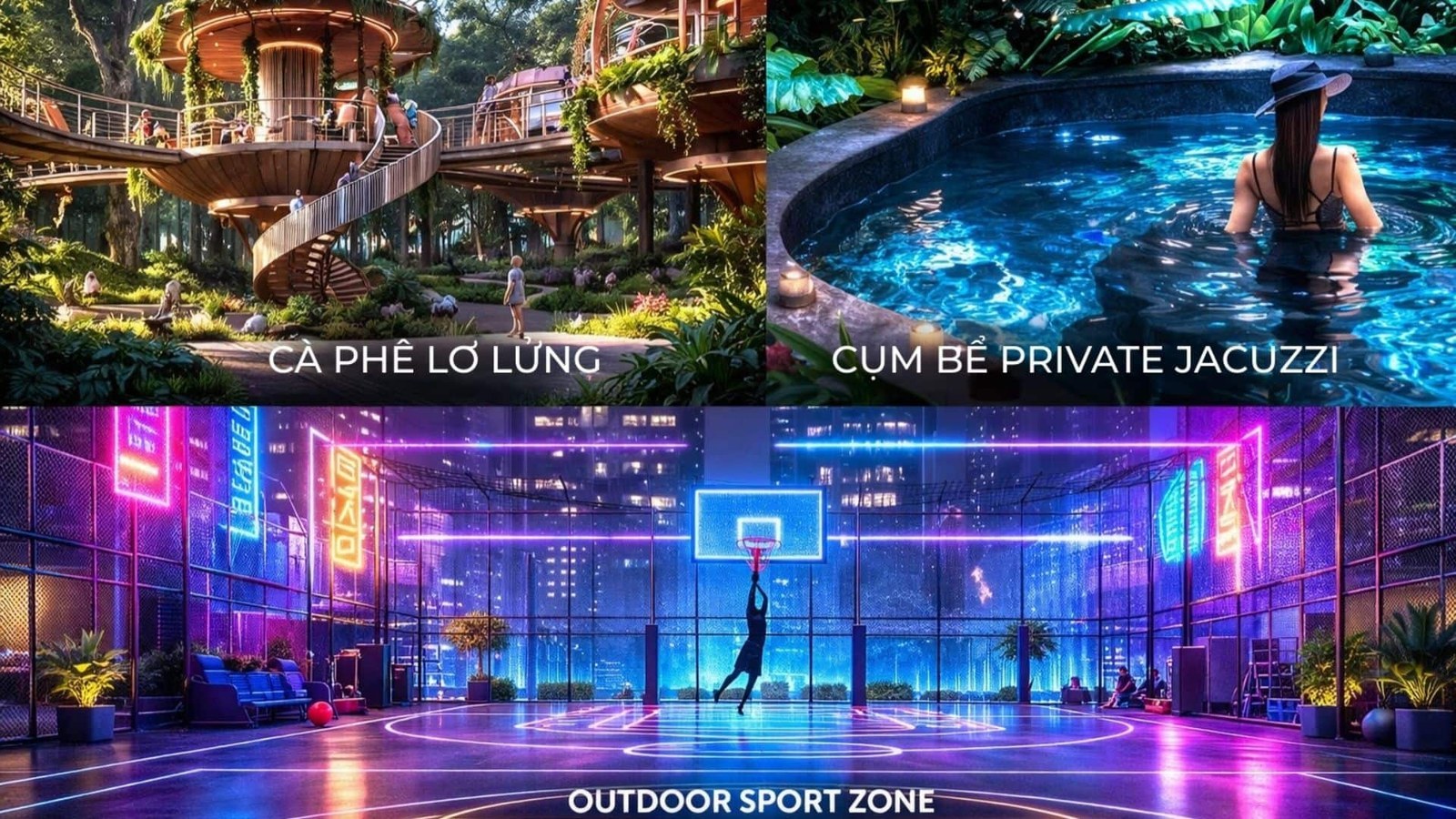 Phối cảnh tiện ích dự án Q Topia